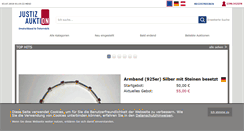 Desktop Screenshot of justiz-auktion.de